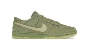 Nike Mens Sz 11 Low Dunk Retro Sneakers Premium Oil Green Olive Aura FB8895-300